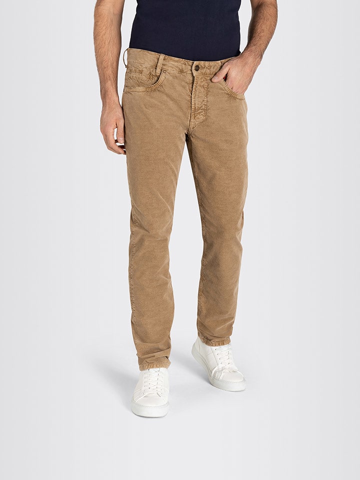 MAC Dżinsy "Arne Pipe" - Regular fit - w kolorze beżowym rozmiar: W38/L30