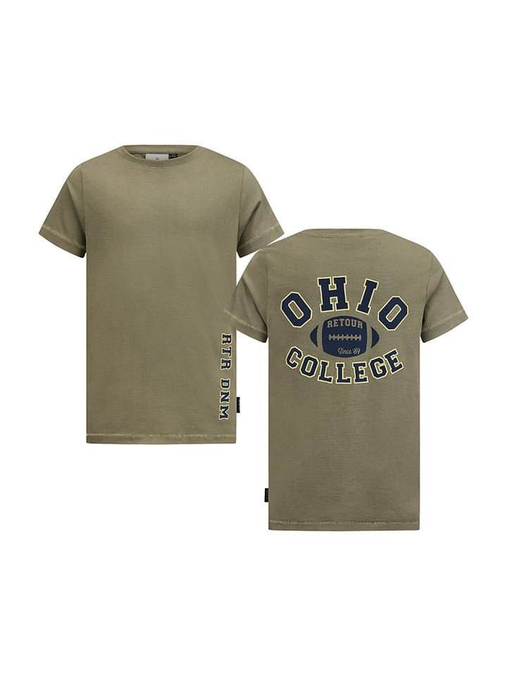 Retour Koszulka "Italo" w kolorze khaki rozmiar: 146/152