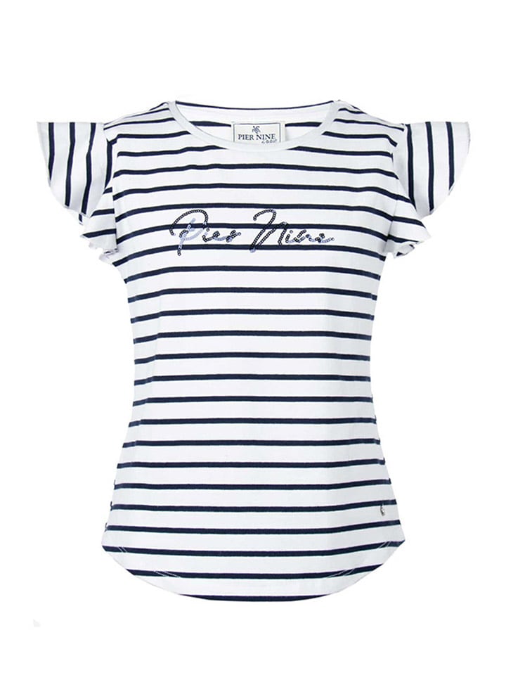 G.O.L.® FINEST COLLECTION Koszulka w kolorze biało-granatowym rozmiar: 164