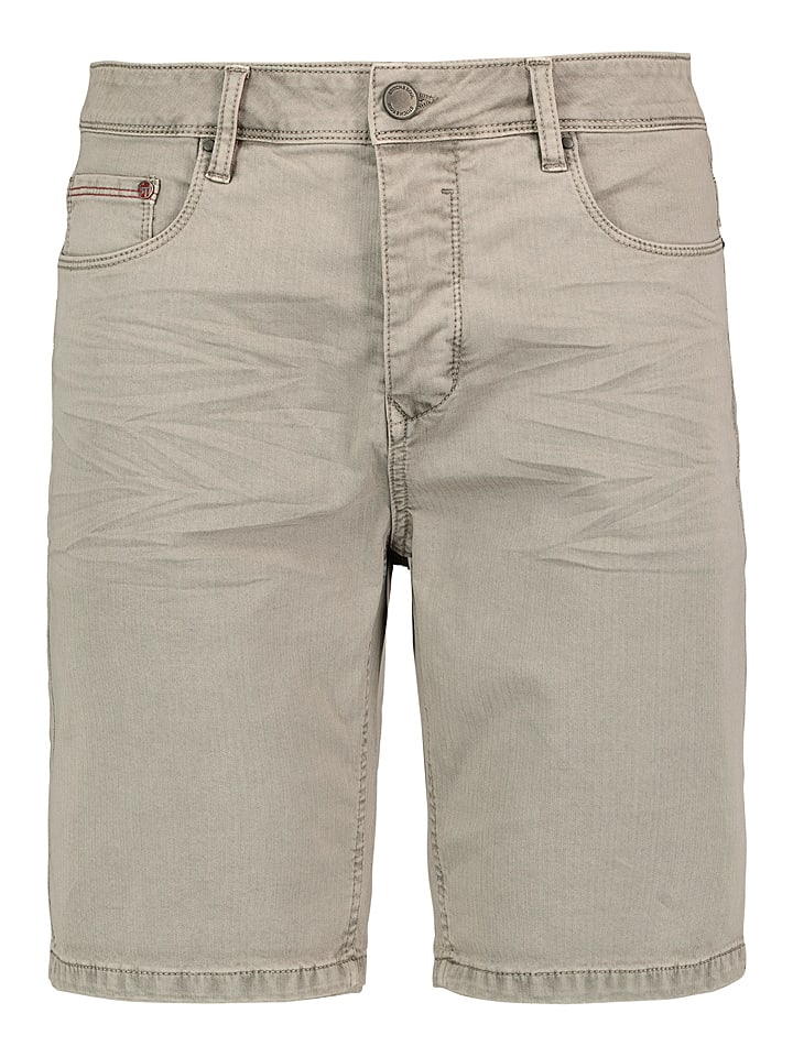 Stitch & Soul Bermudy "Stitch and Soul" w kolorze beżowym rozmiar: W30