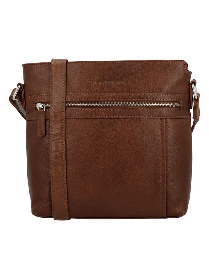 HIDE & STITCHES Skórzana torebka w kolorze brązowym - 26 x 26 x 8 cm rozmiar: onesize