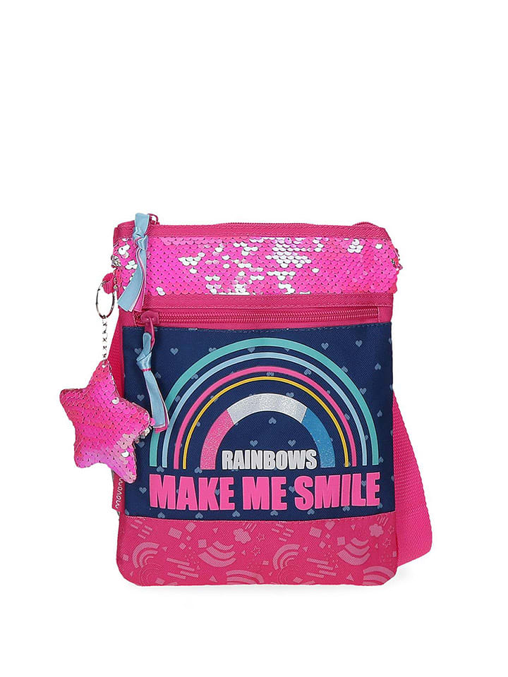 Movom Torebka w kolorze różowo-granatowym - 20 x 24 x 0,50 cm rozmiar: onesize