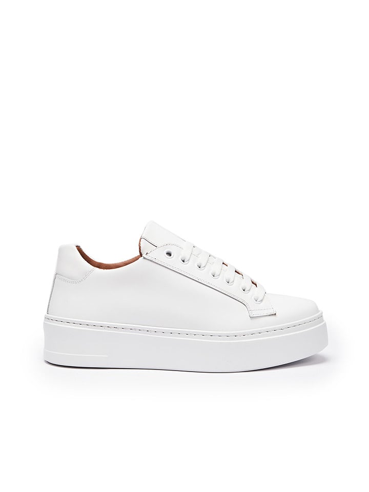 British Passport Skórzane sneakersy w kolorze białym rozmiar: 38