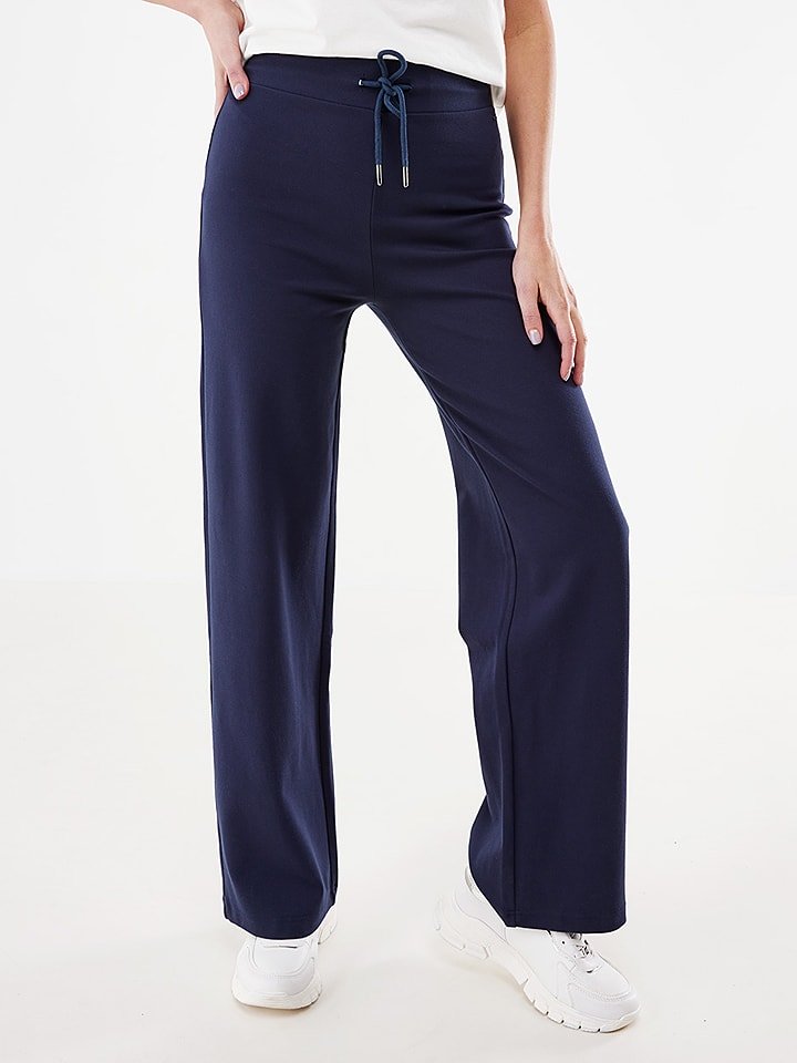 Spodnie dresowe w kolorze granatowym