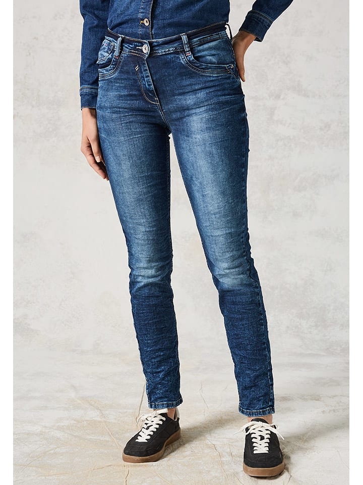 Cecil Dżinsy - Slim fit - w kolorze granatowym rozmiar: W30/L30