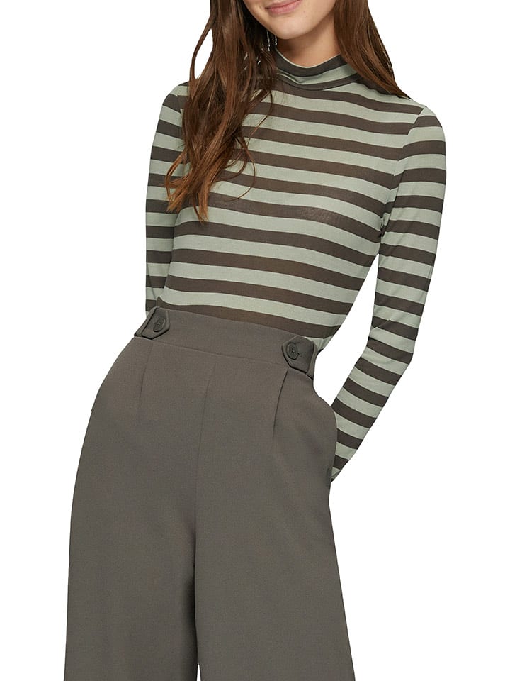 s.Oliver Koszulka w kolorze miętowo-brązowym rozmiar: XS