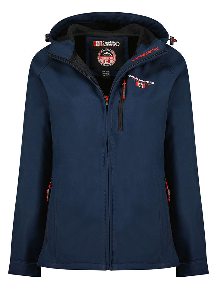 Canadian Peak Kurtka softshellowa "Tacereak" w kolorze granatowym rozmiar: S