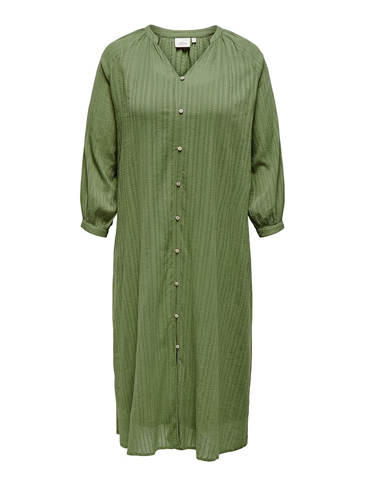 ONLY Carmakoma Sukienka w kolorze zielonym rozmiar: 46