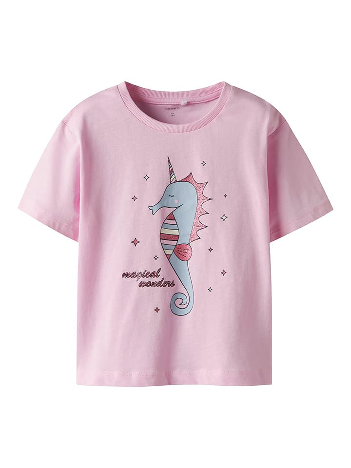 name it Koszulka w kolorze jasnoróżowym rozmiar: 92