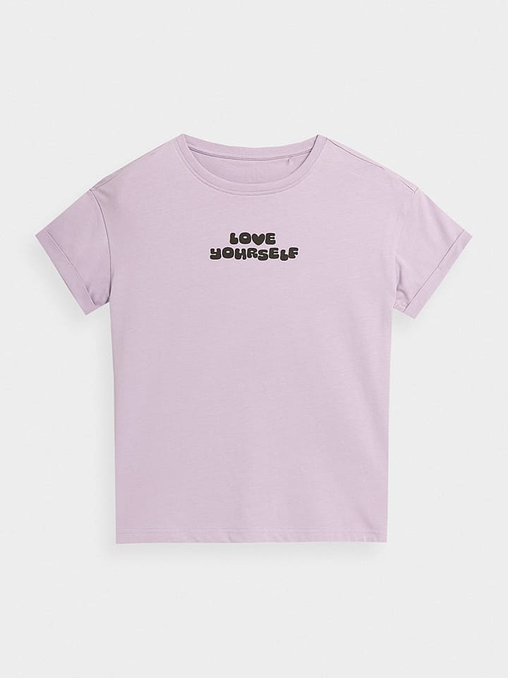 4F Koszulka w kolorze fioletowym rozmiar: 128