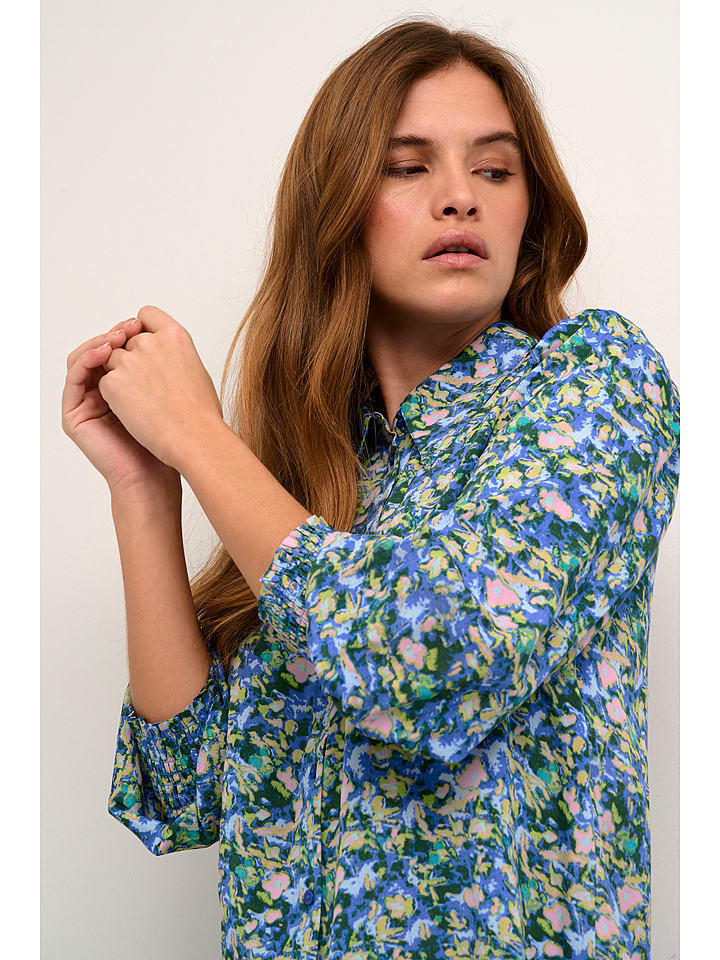 Kaffe Bluzka w kolorze niebieskim rozmiar: 40