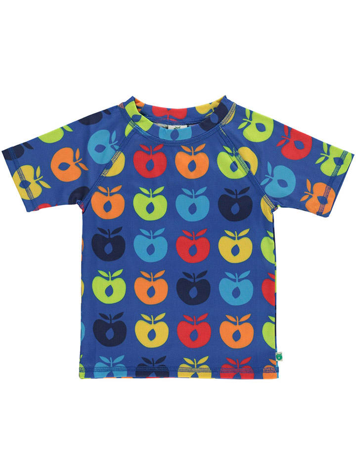 Småfolk Koszulka kapielowa w kolorze niebieskim rozmiar: 92/98