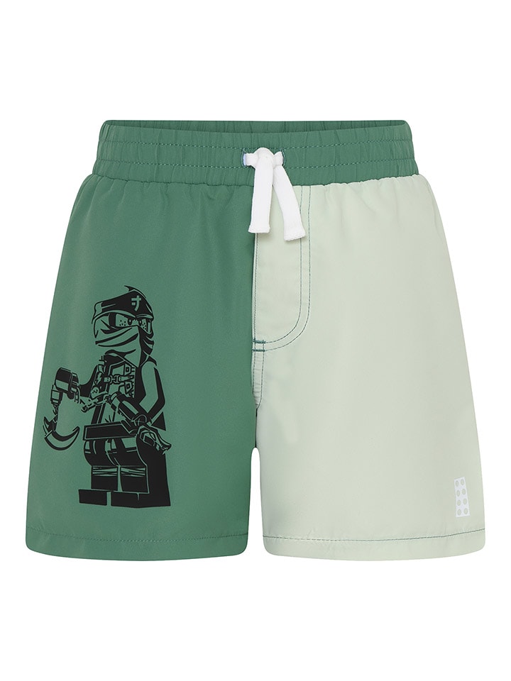 Szorty kąpielowe w kolorze zielonym