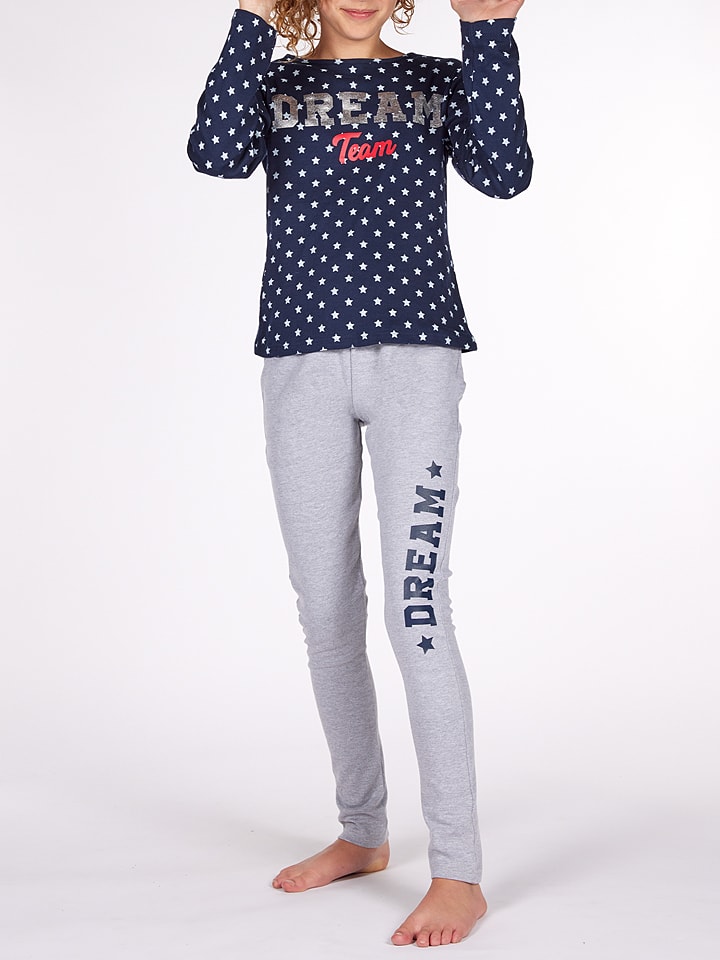 Lina Pink Piżama w kolorze szaro-granatowym rozmiar: 140