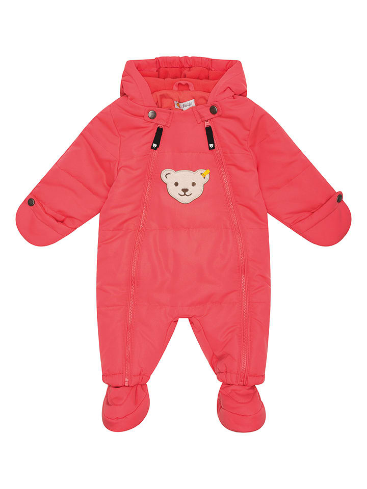 Steiff Kombinezon narciarski w kolorze różowym rozmiar: 74