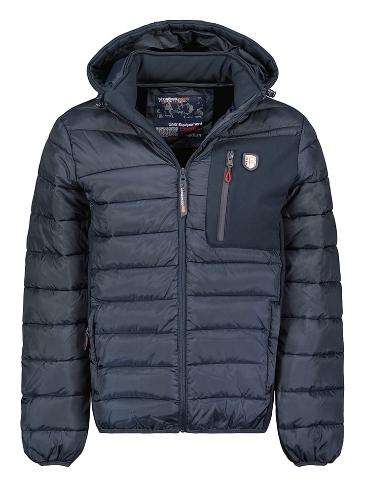 Geographical Norway Kurtka pikowana "Belvira" w kolorze granatowym rozmiar: XL