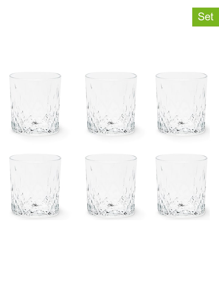 Trendy Kitchen by EXCÉLSA Szklanki (6 szt.) "Varsavia" - 330 ml rozmiar: onesize