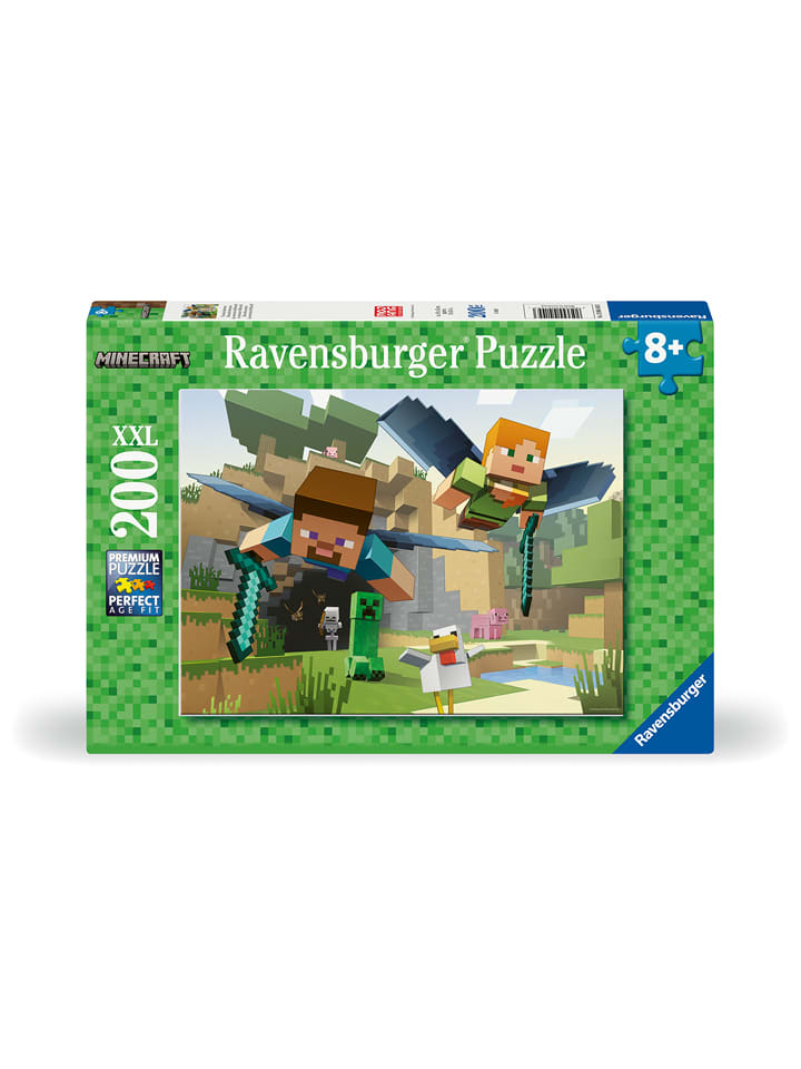 Ravensburger 200-częściowe puzzle "Minecraft - Animal adventures" - 8+ rozmiar: onesize