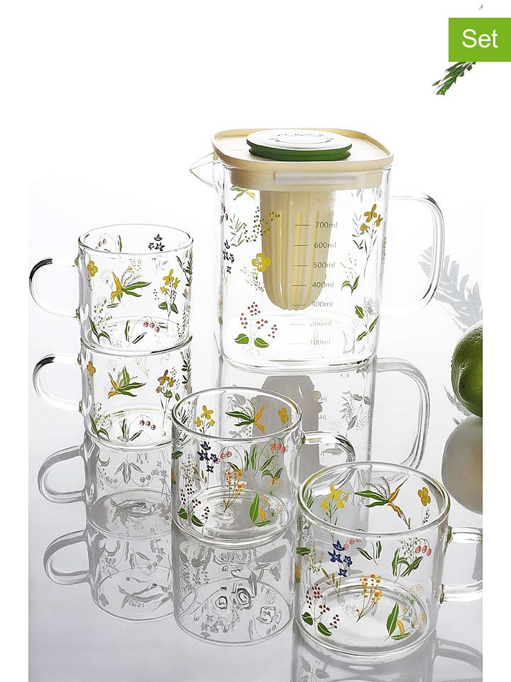 Hermia 6-częściowy zestaw w kolorze żółtym rozmiar: onesize