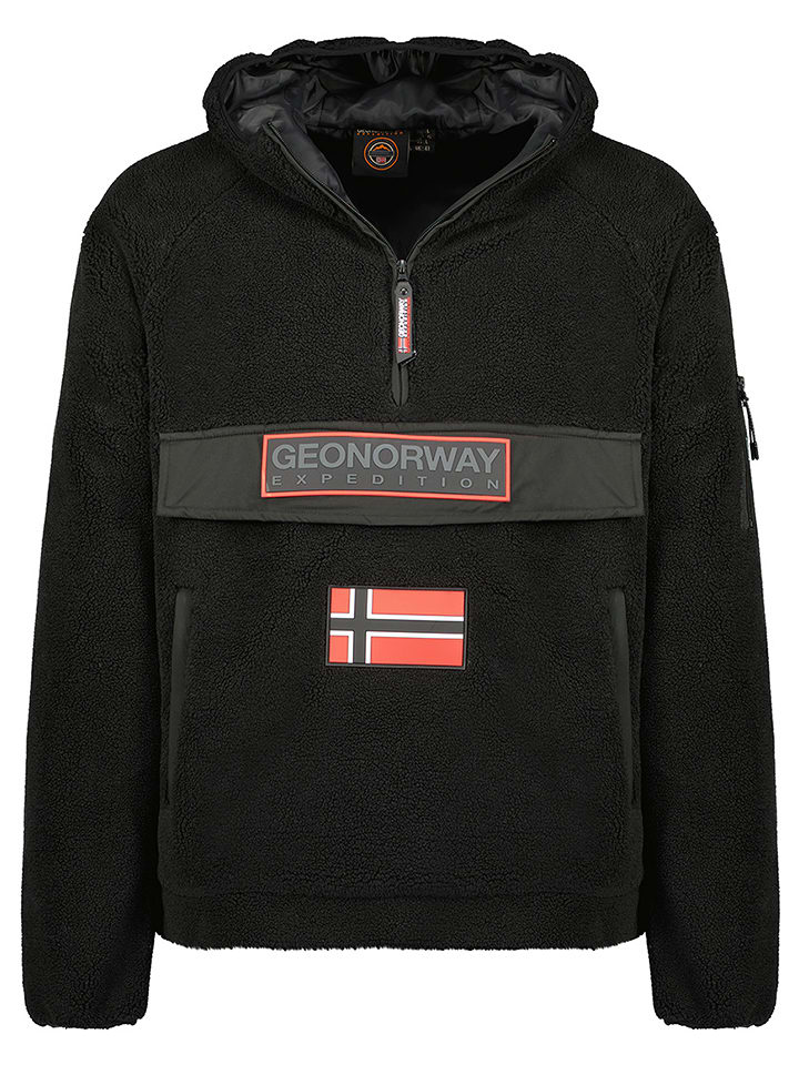 Geographical Norway Bluza polarowa w kolorze czarnym rozmiar: M