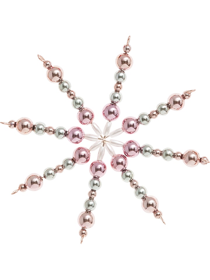 folia PAPER Gwiazdki (5 szt.) w kolorze miętowym, jasnoróżowym i srebrnym rozmiar: onesize