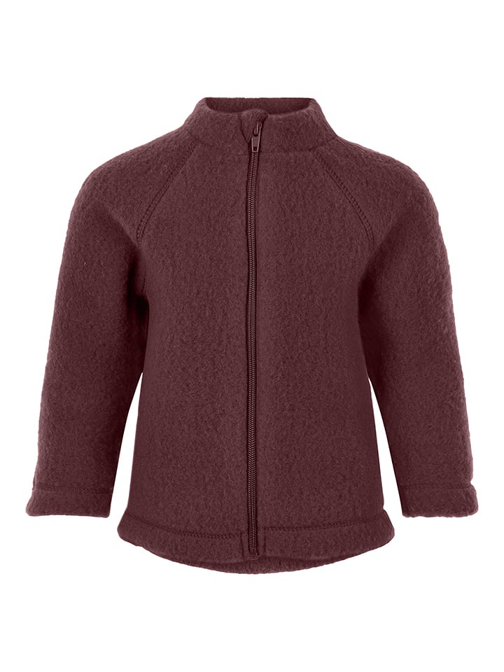 Wełniana kurtka w kolorze brązowym