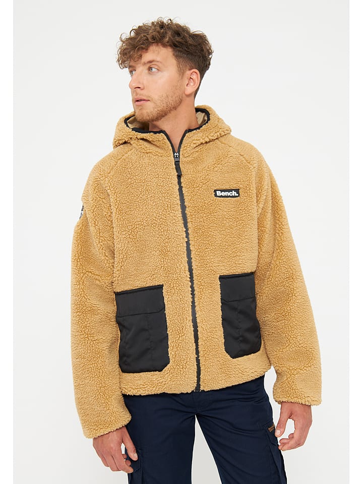 Bench Kurtka polarowa "Yukon" w kolorze beżowym rozmiar: 50