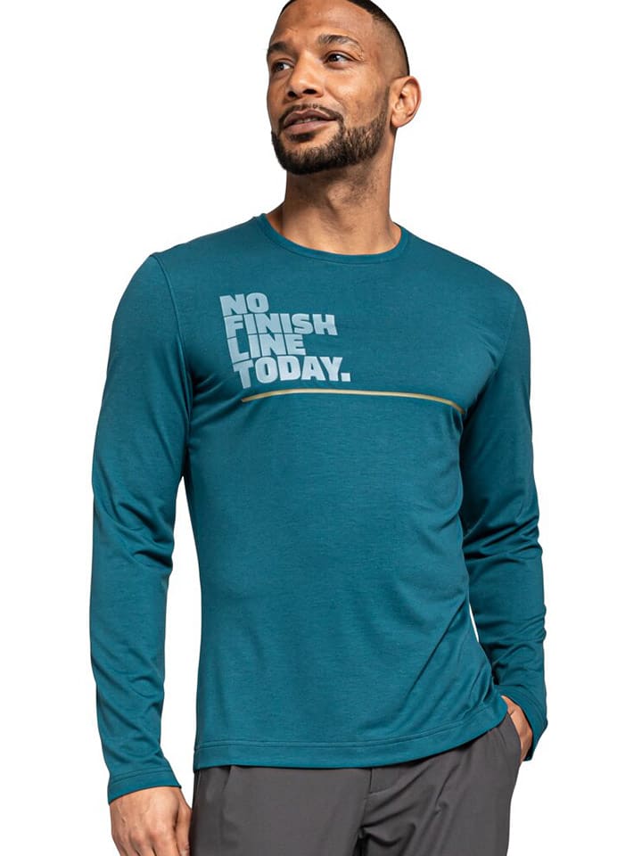 Koszulka funkcyjna "Brookfield" w kolorze morskim