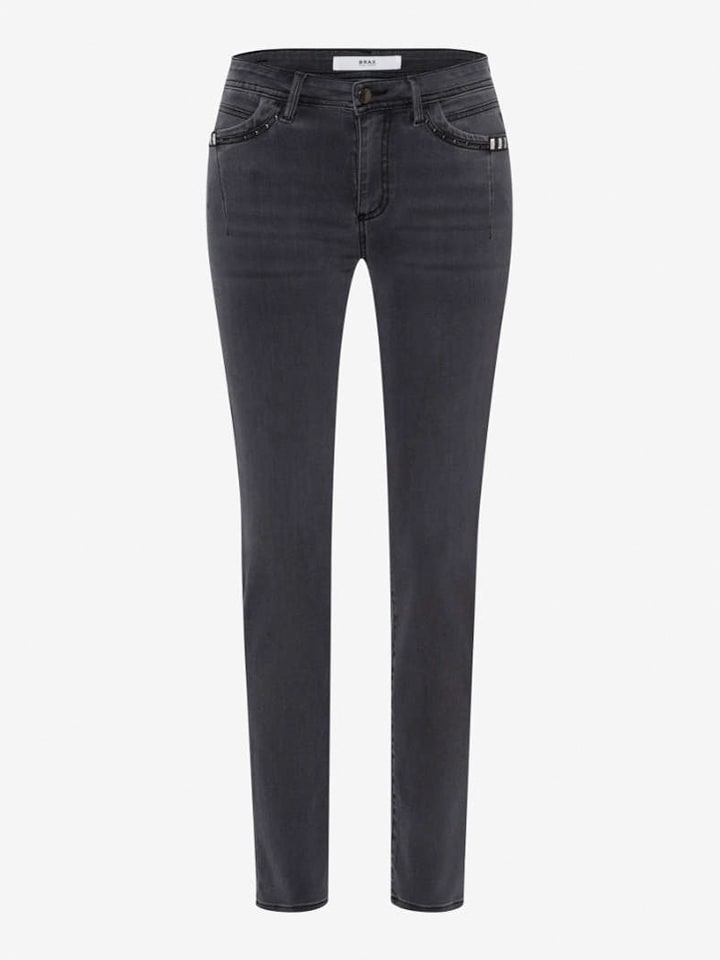 BRAX Dżinsy "Shakira" - Slim fit - w kolorze antracytowym rozmiar: W34/L32