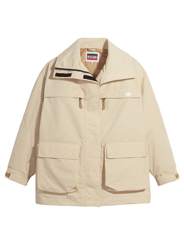Levi´s Kurtka przejściowa "Worker Tech" w kolorze beżowym rozmiar: L