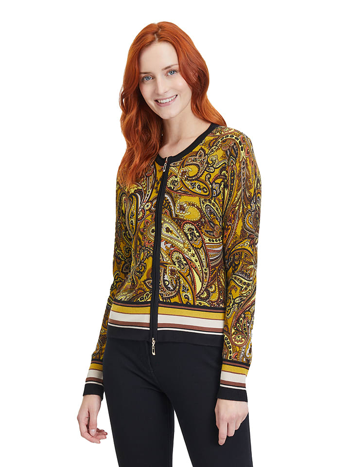 Betty Barclay Kardigan w kolorze żółto-jasnobrązowym rozmiar: 42