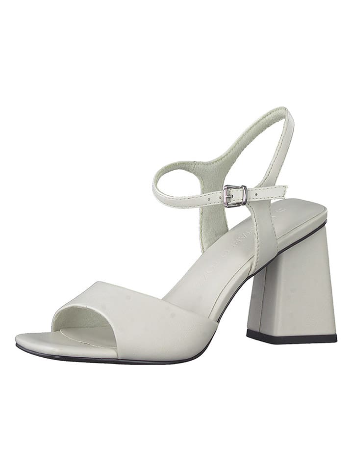 Marco Tozzi Sandały w kolorze kremowym rozmiar: 37