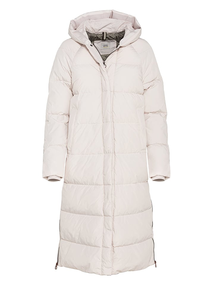 Camel Active Płaszcz pikowany w kolorze kremowym rozmiar: 48