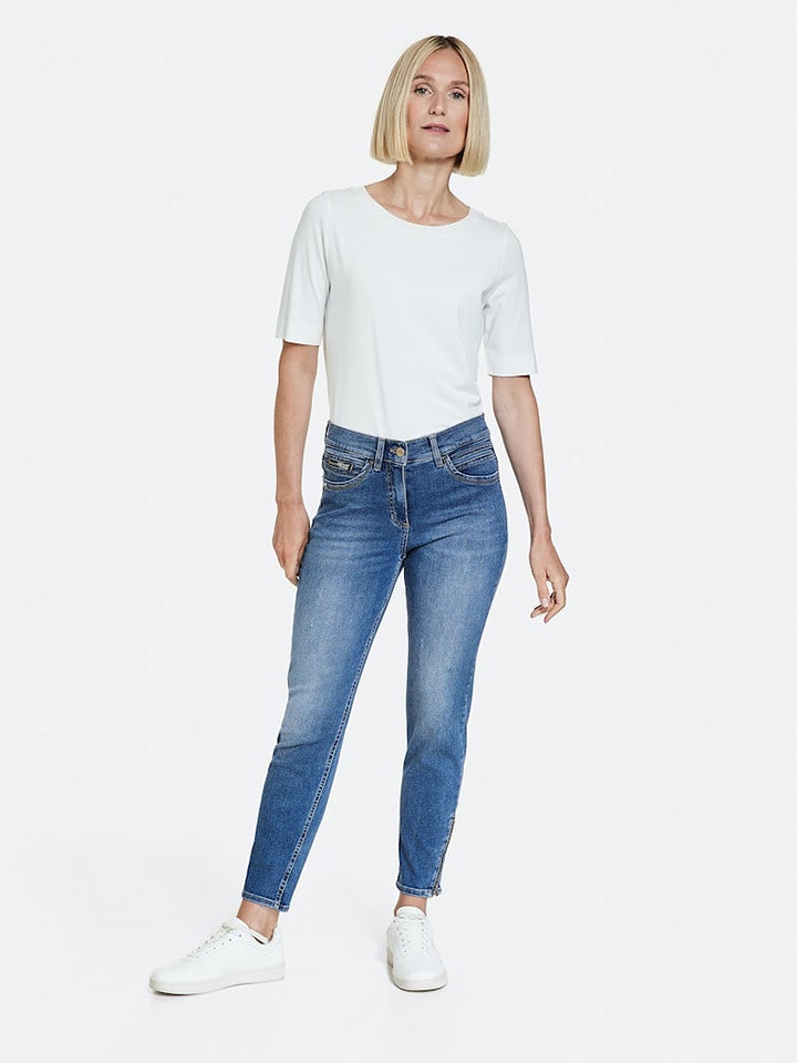 Gerry Weber Dżinsy - Slim fit - w kolorze niebieskim rozmiar: 42