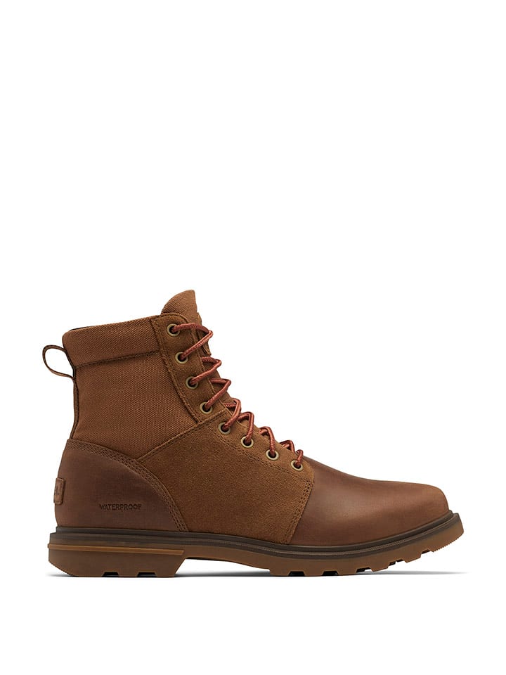 Sorel Skórzane botki "Carson" w kolorze jasnobrązowym rozmiar: 41