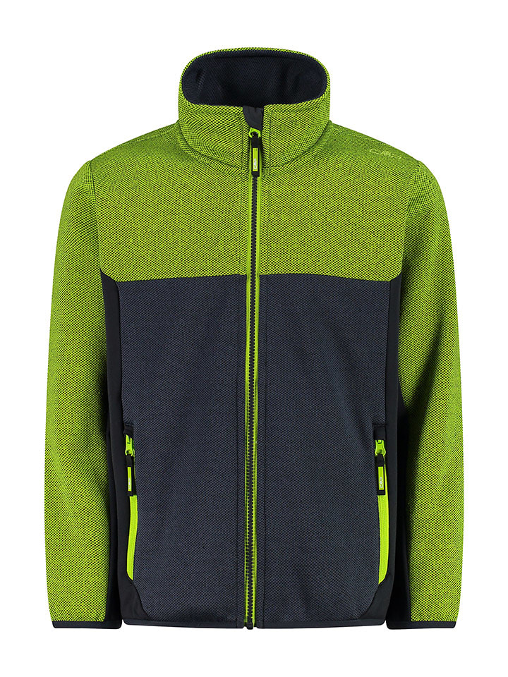 CMP Kurtka polarowa w kolorze zielono-antracytowym rozmiar: 128