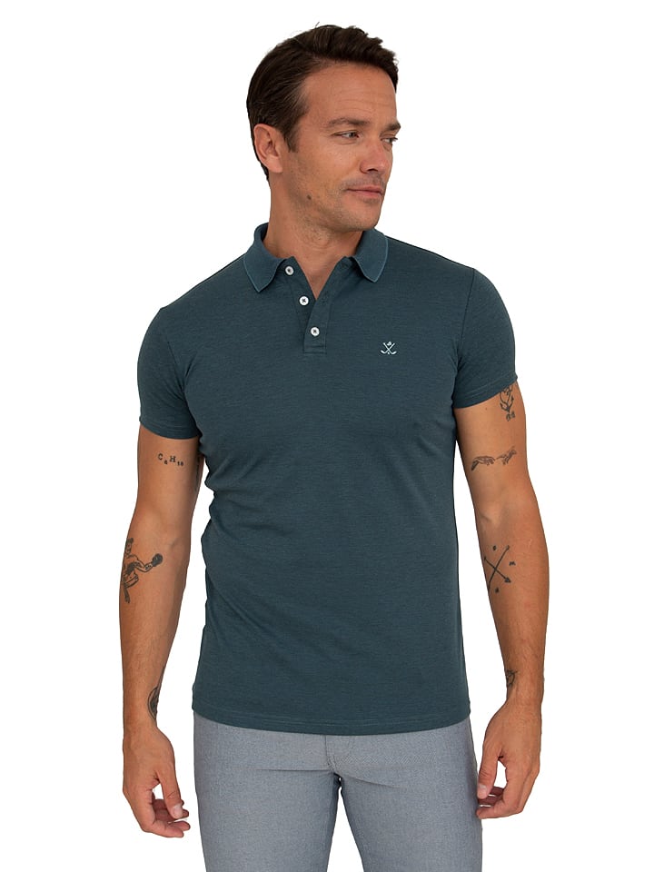 SIR RAYMOND TAILOR Koszulka polo "Interlok" w kolorze granatowym rozmiar: L