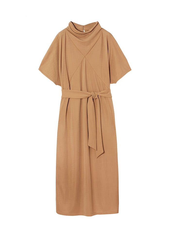 TATUUM Sukienka w kolorze ciemnobeżowym rozmiar: M