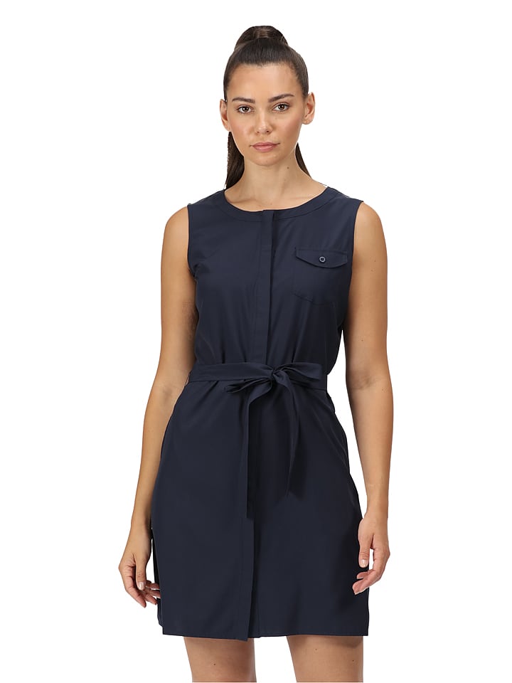 Regatta Sukienka "Highton" w kolorze granatowym rozmiar: 46