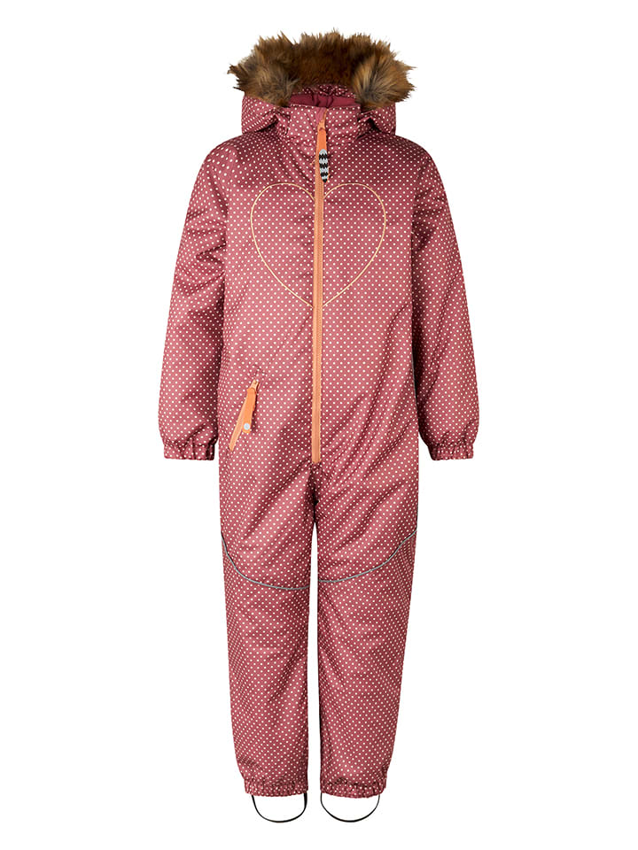 Kombinezon zimowy "Tuson" w kolorze szaroróżowym