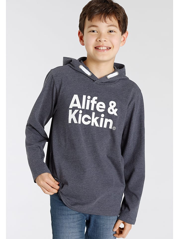 alife and kickin Bluza w kolorze szarym rozmiar: 164