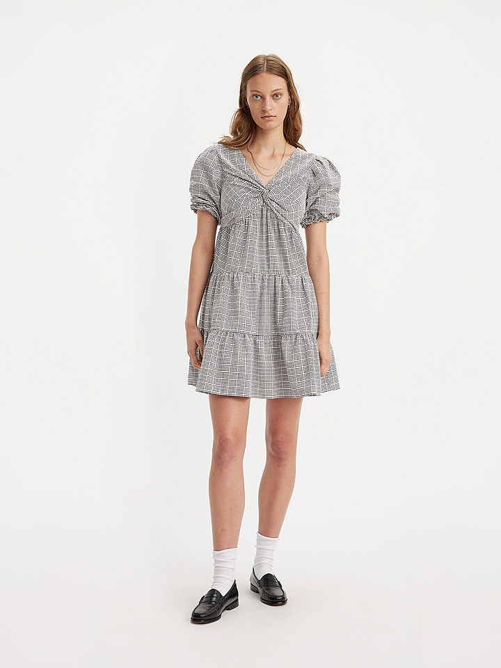 Levi´s Sukienka w kolorze czarno-białym rozmiar: S