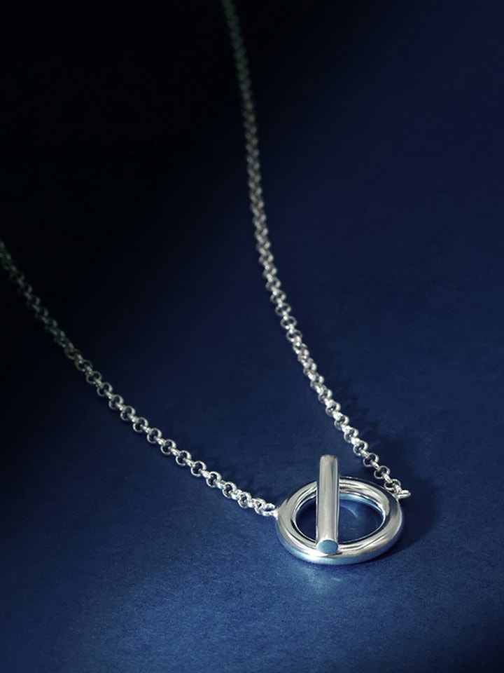 Rafaella Srebrny naszyjnik "Phebe" rozmiar: onesize