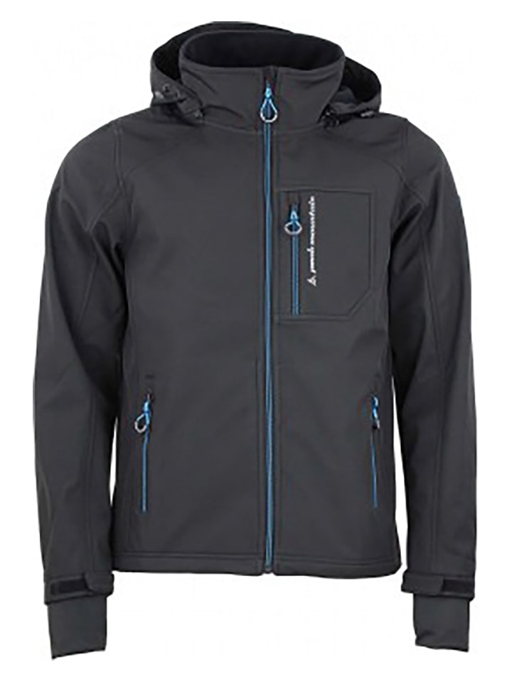 Kurtka softshellowa w kolorze czarnym