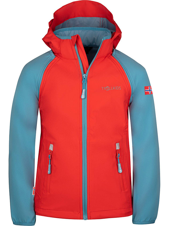 Kurtka softshellowa Zipp-Off "Rondane XT" w kolorze czerwonym