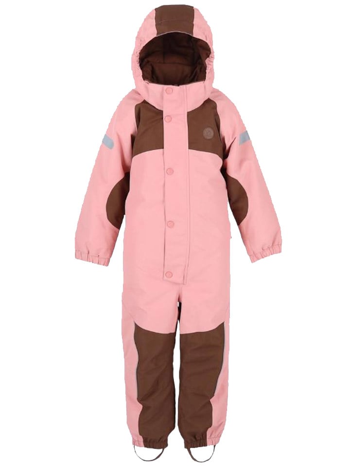 bruse Kombinezon zimowy "Shower" w kolorze jasnoróżowo-brązowym rozmiar: 134