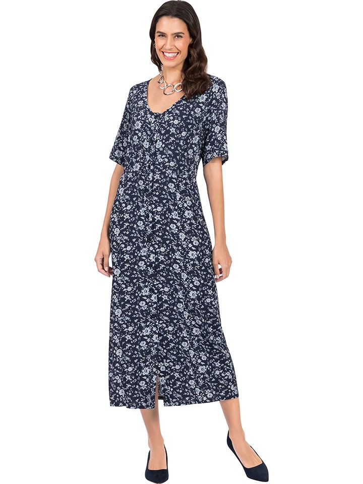 WITT WEIDEN Sukienka w kolorze biało-granatowym rozmiar: 42