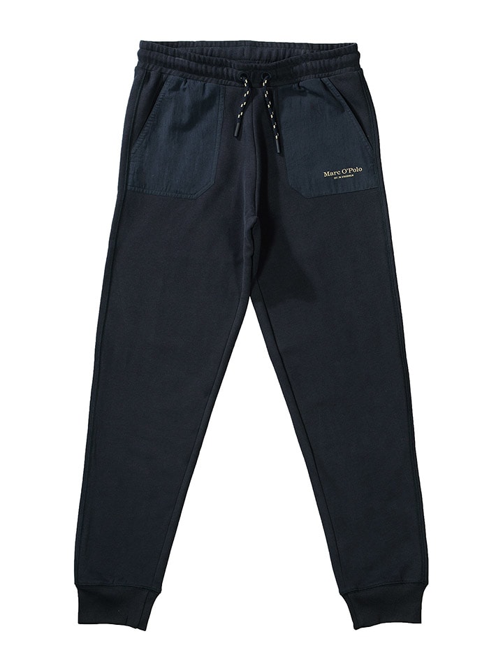 Marc O'Polo Junior Spodnie dresowe w kolorze granatowym rozmiar: 128/134