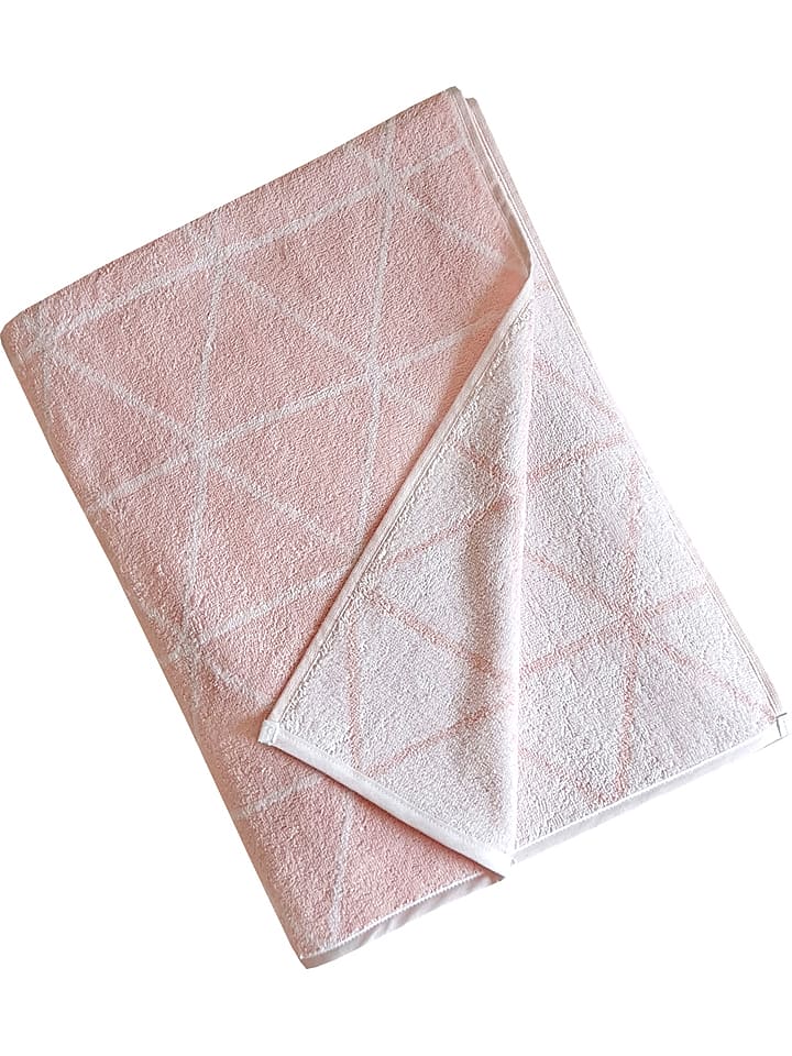 Framsohn Pled "Graphics" w kolorze jasnoróżowym rozmiar: 100x180 cm