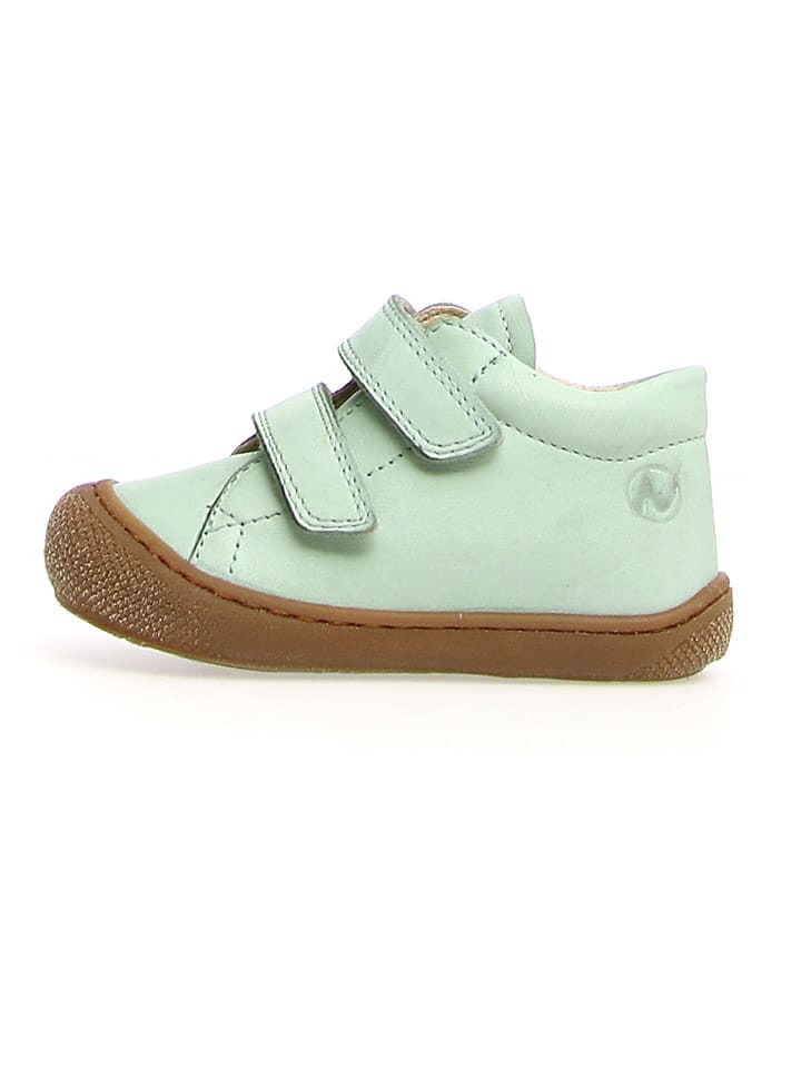 Naturino Skórzane buty "Coco" w kolorze zielonym do nauki chodzenia rozmiar: 23